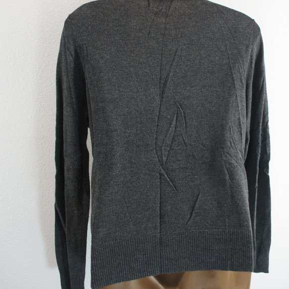 Michael kors charcoal sequin cardigan sweater size M - Picture 3 of 3